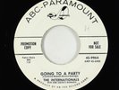 Doo-Wop Rocker 45 - Internationals - Going To A Party - ABC-Paramount VG+ promo