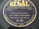 SPAIN Flamenco 78 RPM Record Spanish Folk NINO MARCHENA Ricardo Guiar Regal