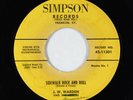 Rock & Roll 45 - J.W. Warden - Sidewalk Rock And Roll - Simpson - obscure