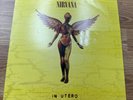 Vintage Nirvana In Utero Vinyl LP Record 1993 Grunge Rock Album Made in Germany