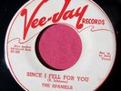 THE SPANIELS  Since I Fell for You / Baby Come Along -clean Promo 45 Vee-Jay 202
