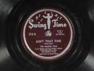 78 RPM  Ray Charles (w Maxim Trio), Swing Time 216 