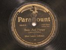 BLUES BLIND LEMON JEFFERSON Broke & Hungry / Bad Luck Blues PARAMOUNT 12443 VV-