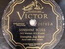 HEARMemphis Jug Band Sunshine Blues Rare Victor 20781 78 RPM
