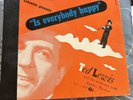 Ted Lewis   Is Everybody Happy   Columbia Record Album C69 - 4 x 10