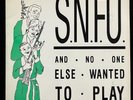 S.N.F.U. And No One Else Wanted To Play RARE LP Red BYO 009 Hardcore Punk