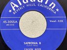 CALVIN BOZE-Safronia B/Angel City Blues-Aladdin California RB  Blues Soul 45rpm
