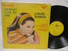 Connie Francis My Heart Cries For You 1967 Import Stereo Record VG++ CSJ 640