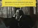 BRAHMS Cello Sonatas Pierre Fournier Rudolf Firkusny DGG Tulip 139 119 LP