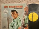 GENE VINCENT ROCKS  LP SCARCE YELLOW LABEL PROMO 1958 ORIGINAL  FILLER
