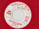 Bob Dylan ‎– Rainy Day Women # 12 & 35 45 RECORD RARE RED VINYL DJ PROMO 1966