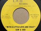 SAM & DEB - With A Little Love And Trust (Obscure Soul 45) drum breaks - VG cond