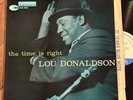 Lou Donaldson The Time Is Right NM  Blue Note Mono W63RVG Horace Parlan Mitchell