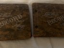 Antique Set Little Wonder Record Album Books(2) Total 19 Albums 78 RPM Shellac