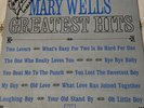 Mary Wells Greatest Hits Autographed Motown Records MS-233V1  RARE
