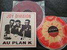 JOY DIVISION RARE SPLATTER VINYL POSTER AND NOT NUMBERED POSTCARD  LP