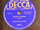 Decca 7892 Blind Boy Fuller STINGY MAMA  Blues 1938 78 rpm HEAR E