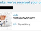 JADE - That's Showbiz Baby  - Signed Autographed CLEAR Vinyl Album LP - PRESALE