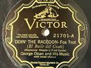 George Olsen Doin The Raccoon Johnny Johnson It Goes LikeThis VG VICTOR hot jazz