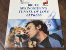 Bruce Springsteen E Street Band Tunnel of Love Express Vinyl LP 1988 SIGNED RARE