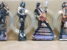 Kiss Limited Edition Interview Picture Disc Set of 4 GenePaulPeterAce Shaped VG+