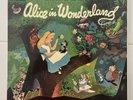 WD ALICE IN WONDERLAND Disneyland Record WDL-4015 ALBUM SLICK