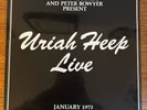 URIAH HEEP Uriah Heep Live W/Booklet  1973 BRONZE double LP EX+/EX