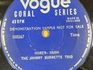 Johnny Burnette Trio -Honey Hush -OG UK Vogue 7