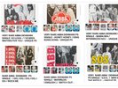 RARE  SET OF SIX   ABBA   PS SINGLES - ALL DENMARK ISSUES