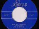 R&B Doo Wop 45 5 ROYALES Help Me Somebody APOLLO VG+ HEAR k