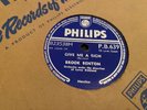 BROOK BENTON :  GIVE ME A SIGN  /  LOVE MADE ME YOUR FOOL.  UK. 78.rpm (1956)