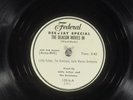 78 RPM Little Esther & The Dominoes,-Federal 12016 DJ Deacon Moves In, E-/E  R&B