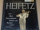 HEIFETZ PLAYS BACH UNACCOMPANIED SONATAS & PARTITAS OG RCA VICTOR 3 LP SET VG+