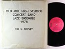 Old Mill High School Concert Band Jazz Ensemble - 1978 LP - Praise Breaks HEAR