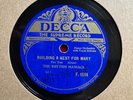 78Rpm Hot Dance, The Rhythm Maniacs 'Building a Nest For Mary' Decca Hot & Rare