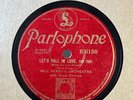 78Rpm Hot Dance, Arthur Rosebery Orch 'Let's Fall in Love' Parlophone Hot & Rare