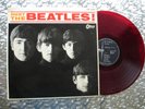 The Beatles ‎  Meet The Beatles     Vintage IMPORT RED Vinyl LP  Odeon OR-7041