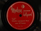 JOHN LEE HOOKER: whistlin' and moanin' blues / weeping willow MODERN Single