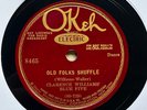 JAZZ: CLARENCE WILLIAMS’ BLUE FIVE. 'Old Folks Shuffle’ Race OKeh 78 E+ Copy