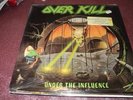 OVERKILL UNDER THE INFLUENCE LP SEALED HYPE DECAL 1988 MEGAFORCE ATLANTIC