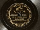 PRE WAR COUNTRY 78 JIMMIE RODGERS ROCK OUR BABIES VICTOR 23721 FIDDLE BANJO VG+