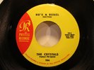 THE CRYSTALS - He's A Rebel - Original 1962 Philles Records 45 rpm - Top 40