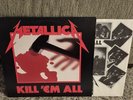 Metallica Kill Em All 1988 LP Vinyl Record VG 60766-1 Elektra