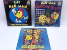 VTG Pac-Man Kid Stuff Vinyl Records & Tapes Audio Book Set Sealed NEW - Set of 3