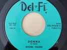 Ritchie Valens  DONNA / LA BAMBA (GREAT ROCK N ROLL 45) #4110 PLAYS VG+ TO VG++