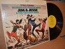 JIM & JESSE: Y'ALL COME BLUEGRASS HUMOR; 1965 EPIC 26144 VG++ LP; NOT ON CD