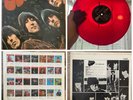 RED Vinyl* The Beatles Rubber Soul VG+/EX+ Japanese LP Album 1967 Odeon OP-8156