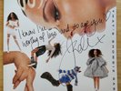 JADE That's Showbiz Baby  SIGNED AUTOGRAPHED Clear Vinyl LP W Handwritten Lyrics