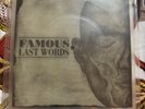 MY CHEMICAL ROMANCE Famous Last Words My Way Home UK Square RECORD RARE