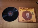 HAND SIGNED 1970s VG+ ERNEST TUBB Thanks A Lot LP33